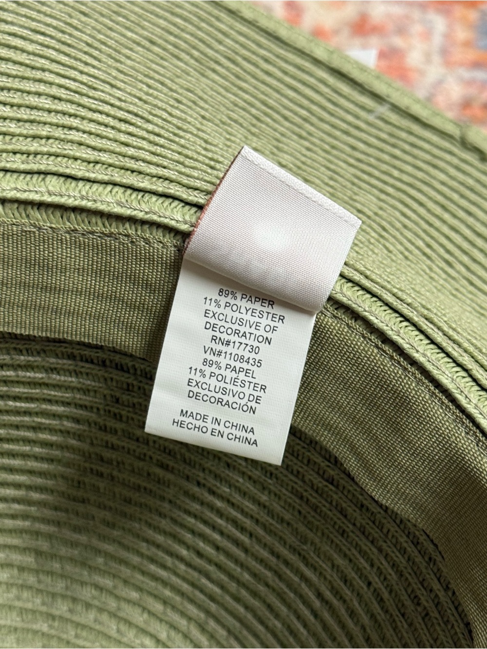 Target Shade & Shore Olive Green Wide Brim Sun Hat NWT - Picture 6 of 7